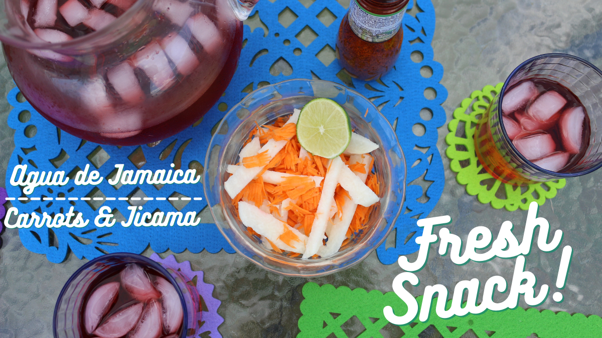 Fresh Summer Snack: Carrots & Jícama!