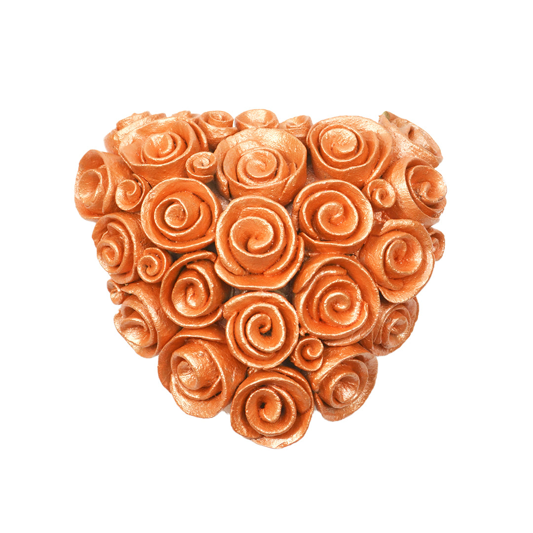 Roses 3D Clay Heart Wall Decor