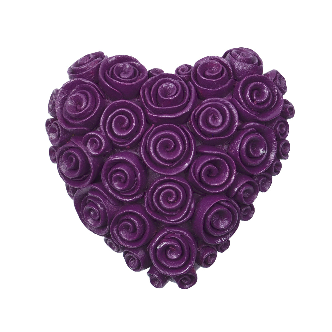 Roses 3D Clay Heart Wall Decor