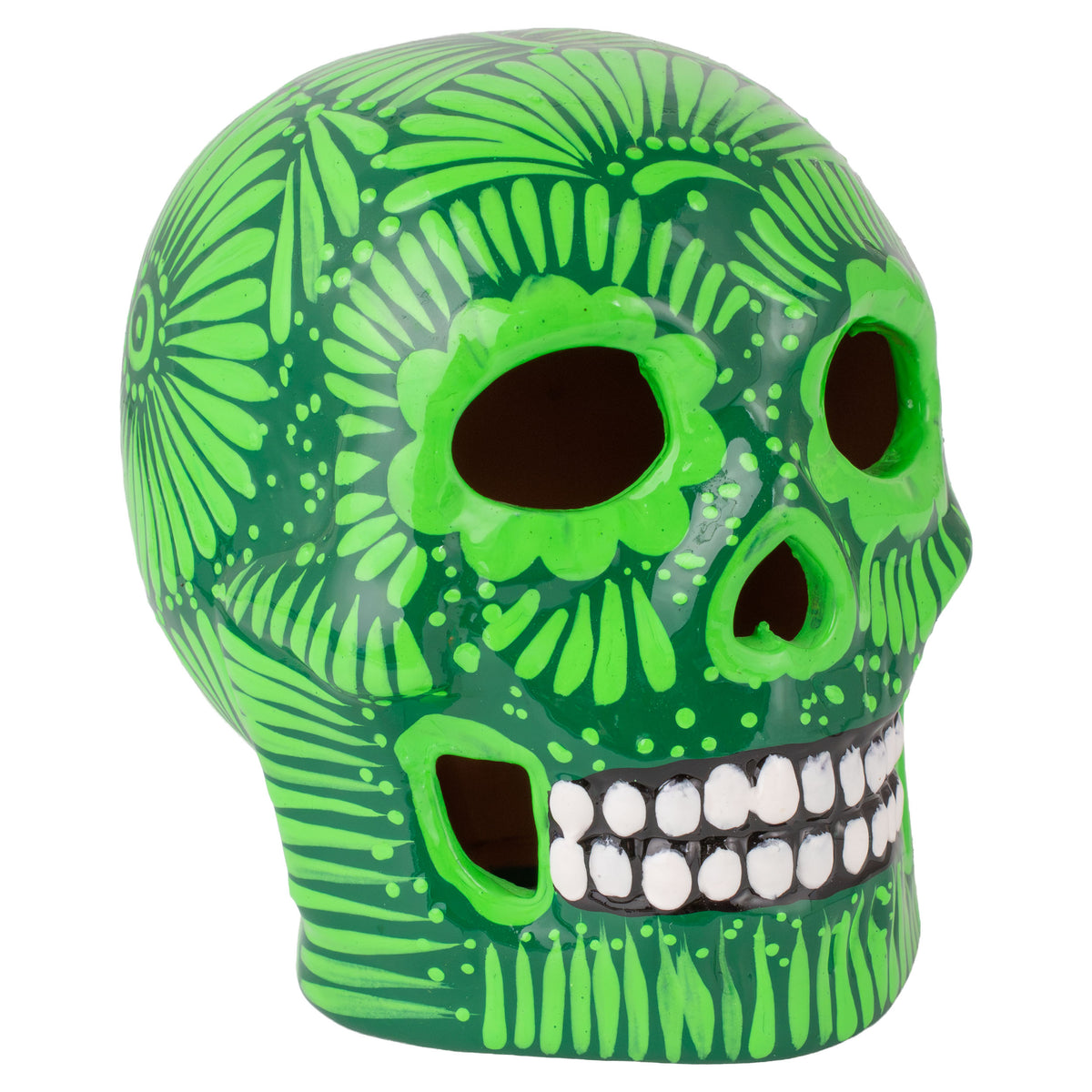 Hand Painted Clay Sugar Skull, Calaveras