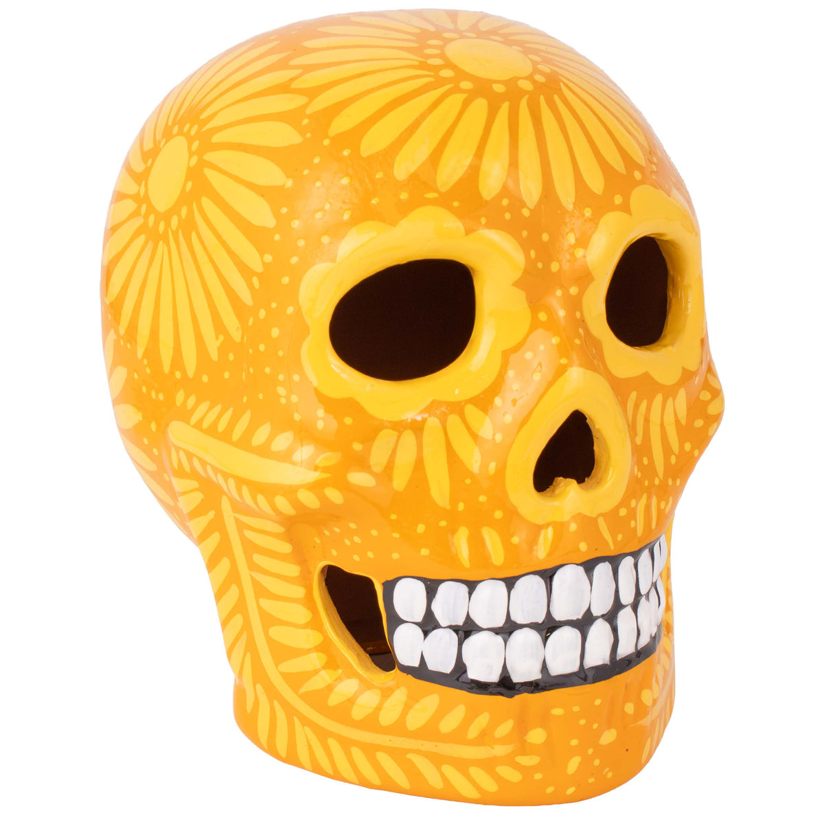 Hand Painted Clay Sugar Skull, Calaveras