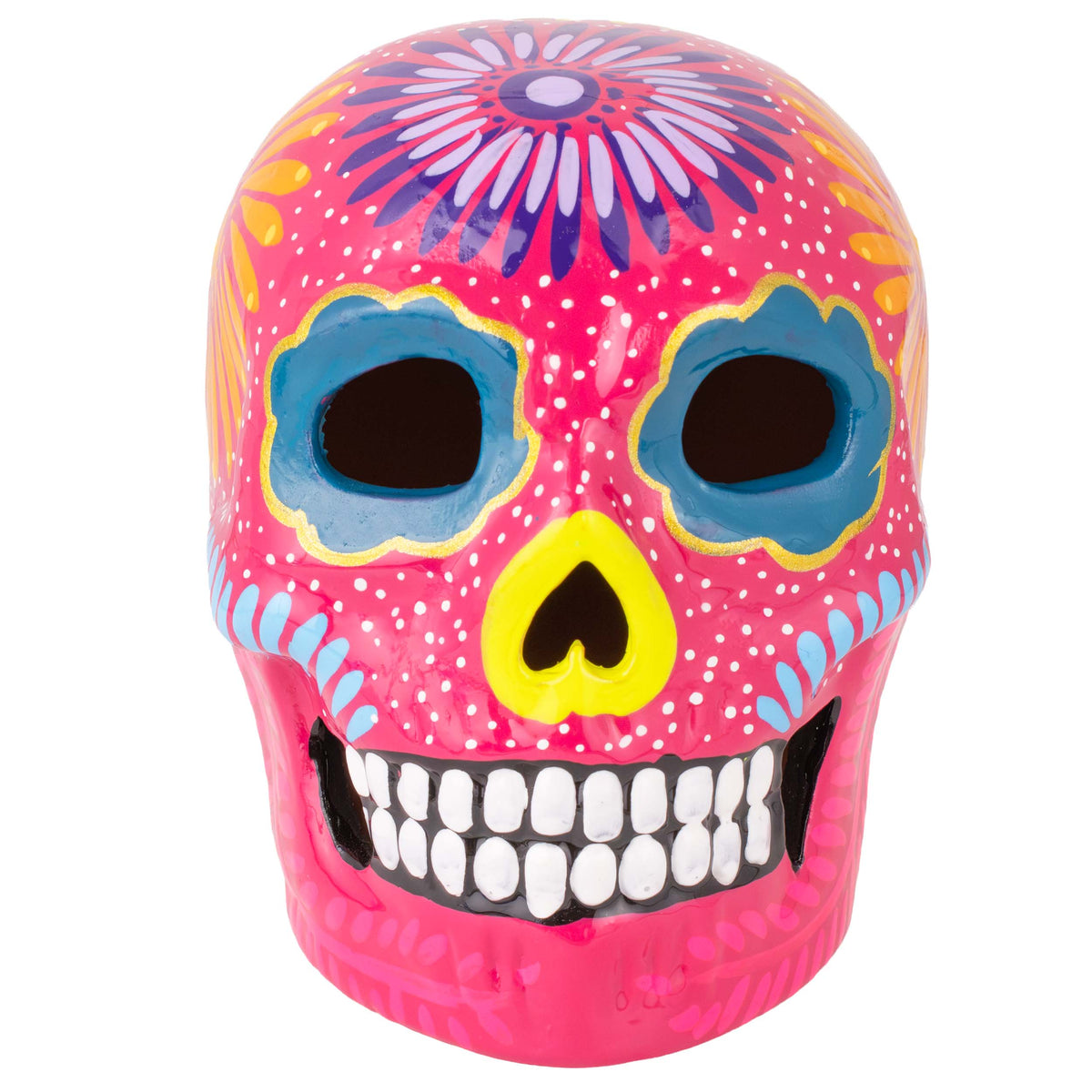 Hand Painted Clay Sugar Skull, Calaveras