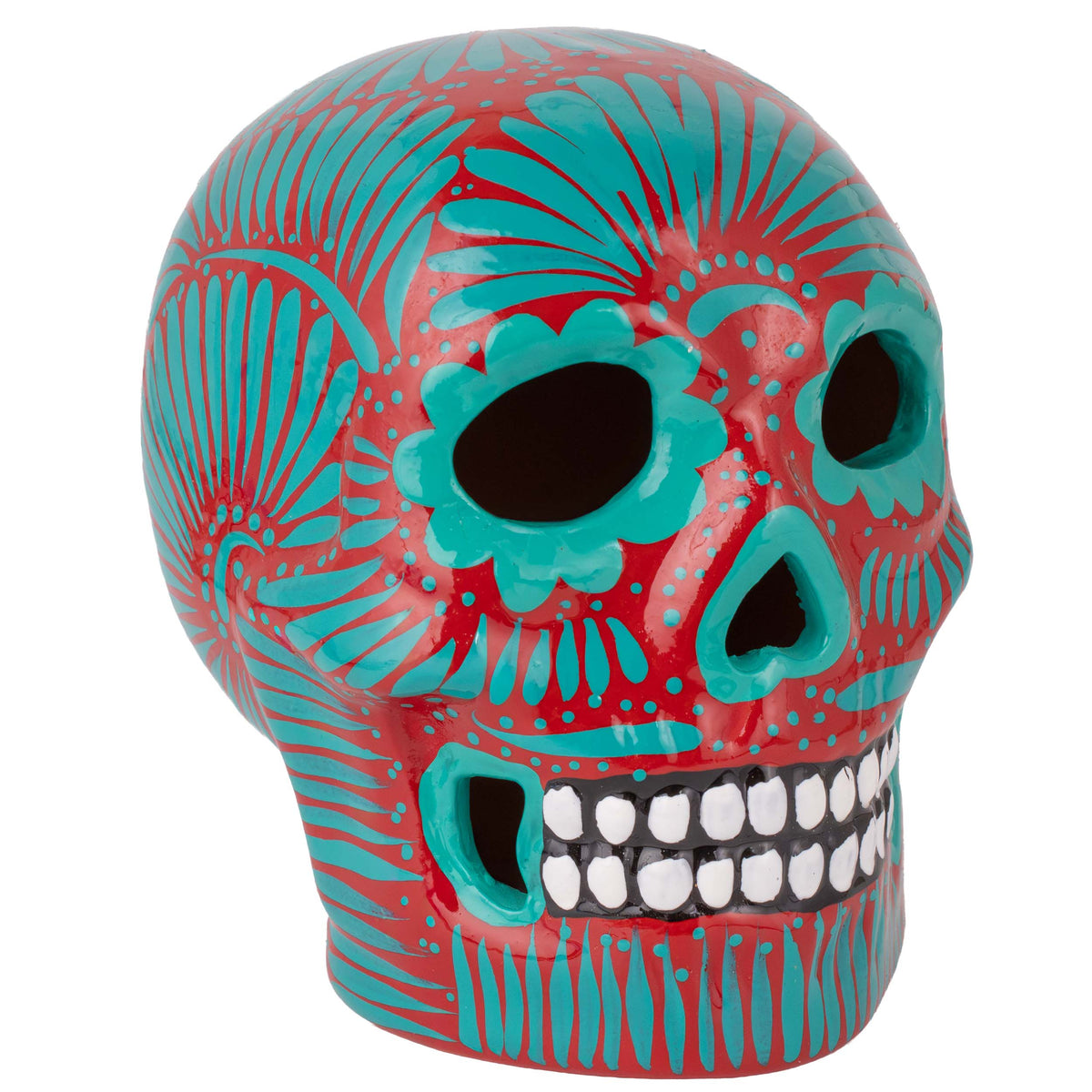 Hand Painted Clay Sugar Skull, Calaveras