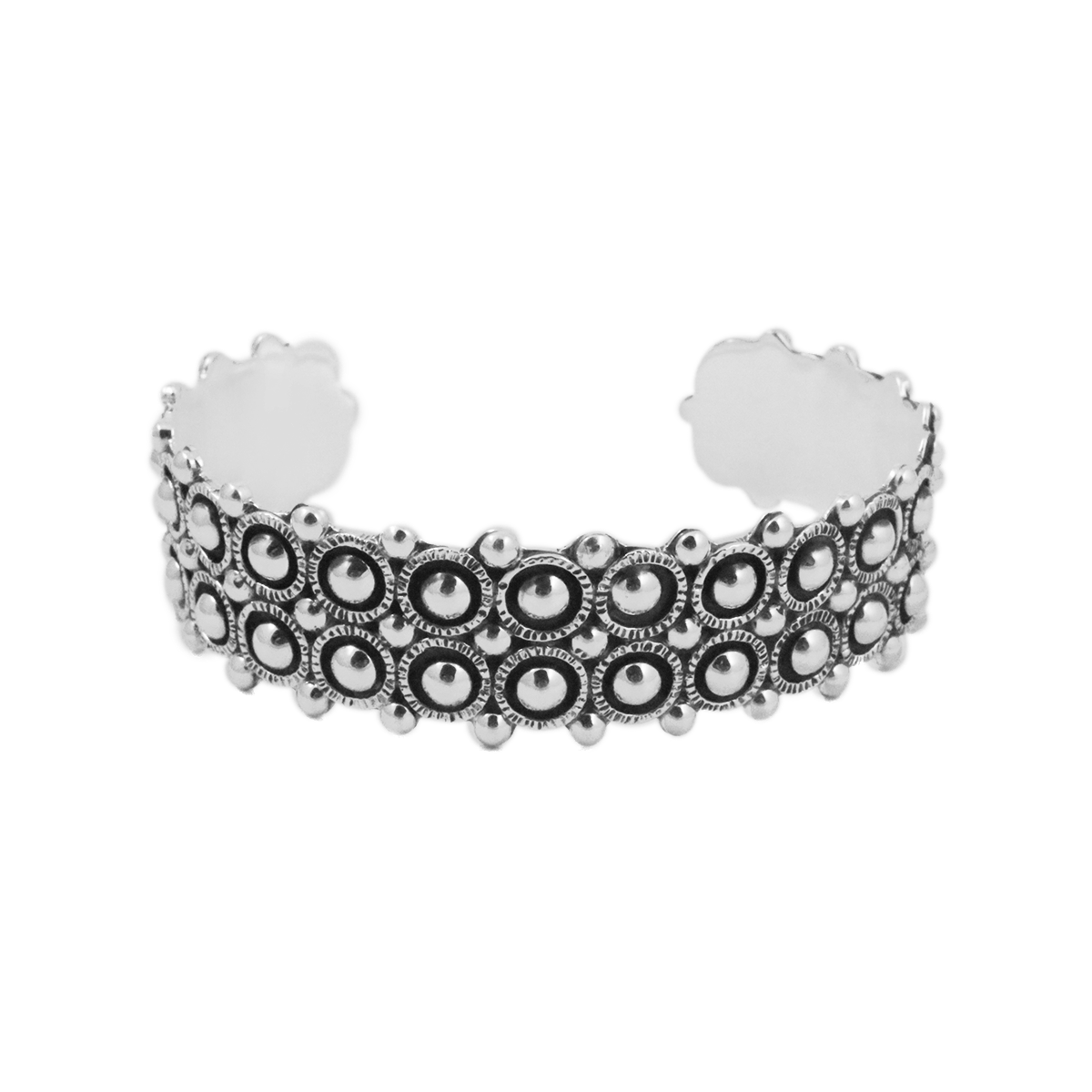 Sterling Silver Casquilla Cuff Bracelet