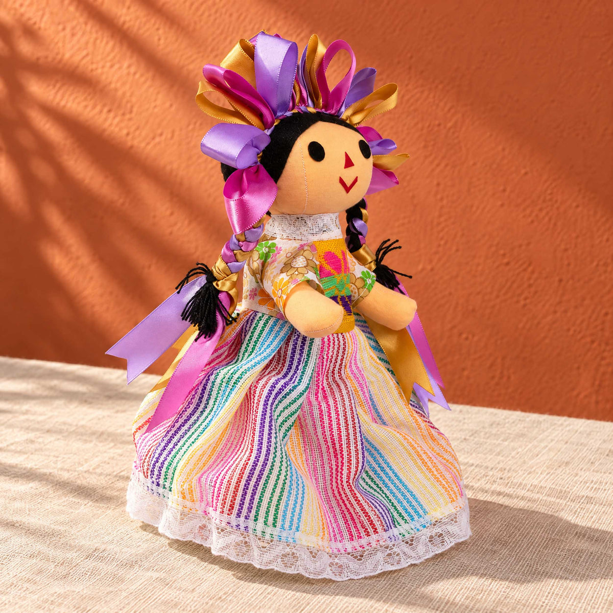 María Traditional Mexican Lelé Doll