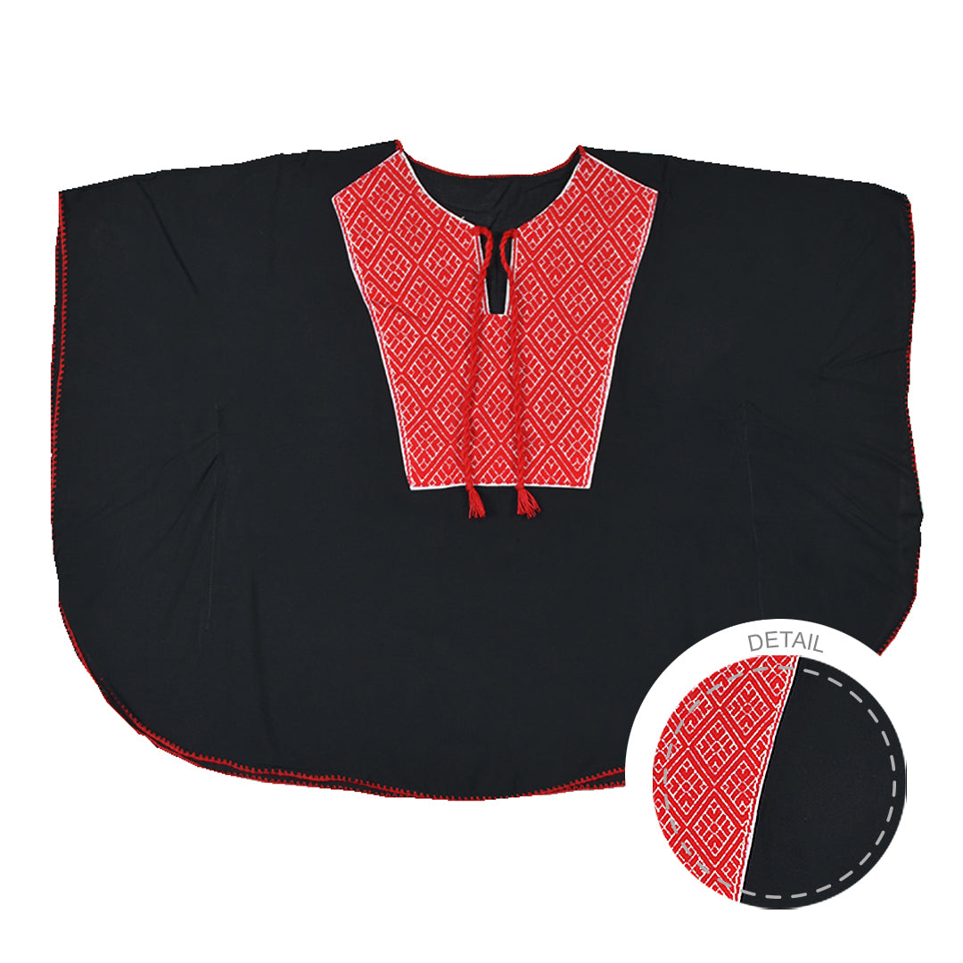 Puebla Butterfly Chest Embroidered Blouse