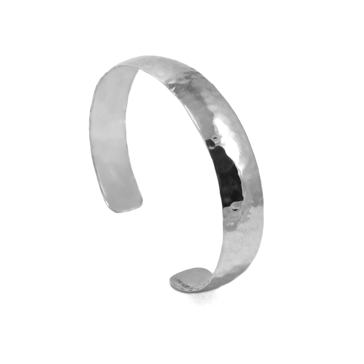 Sterling Silver Hammered Cuff Bracelet