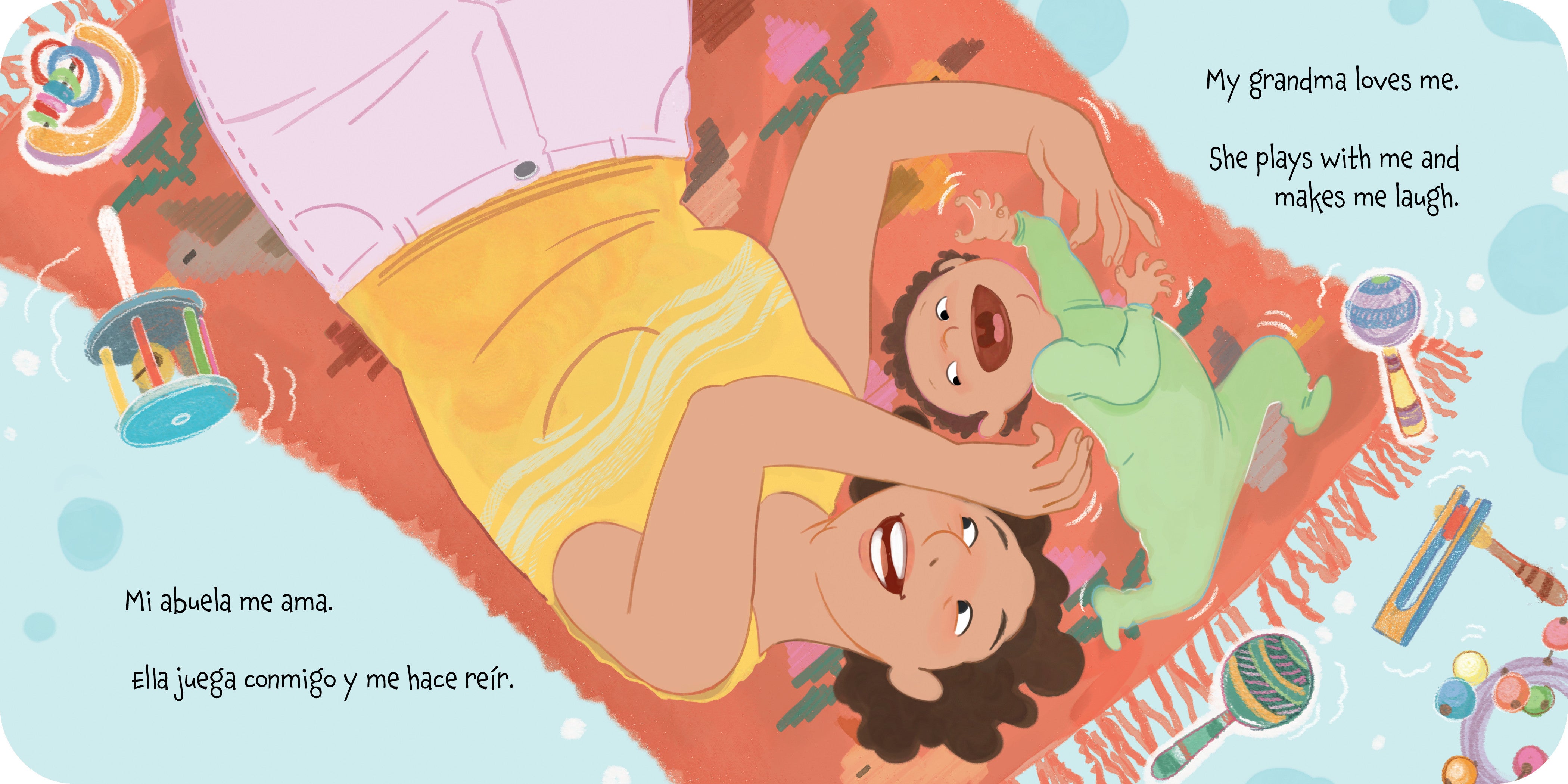 Bebé Ama a Abuelita Bilingual Book