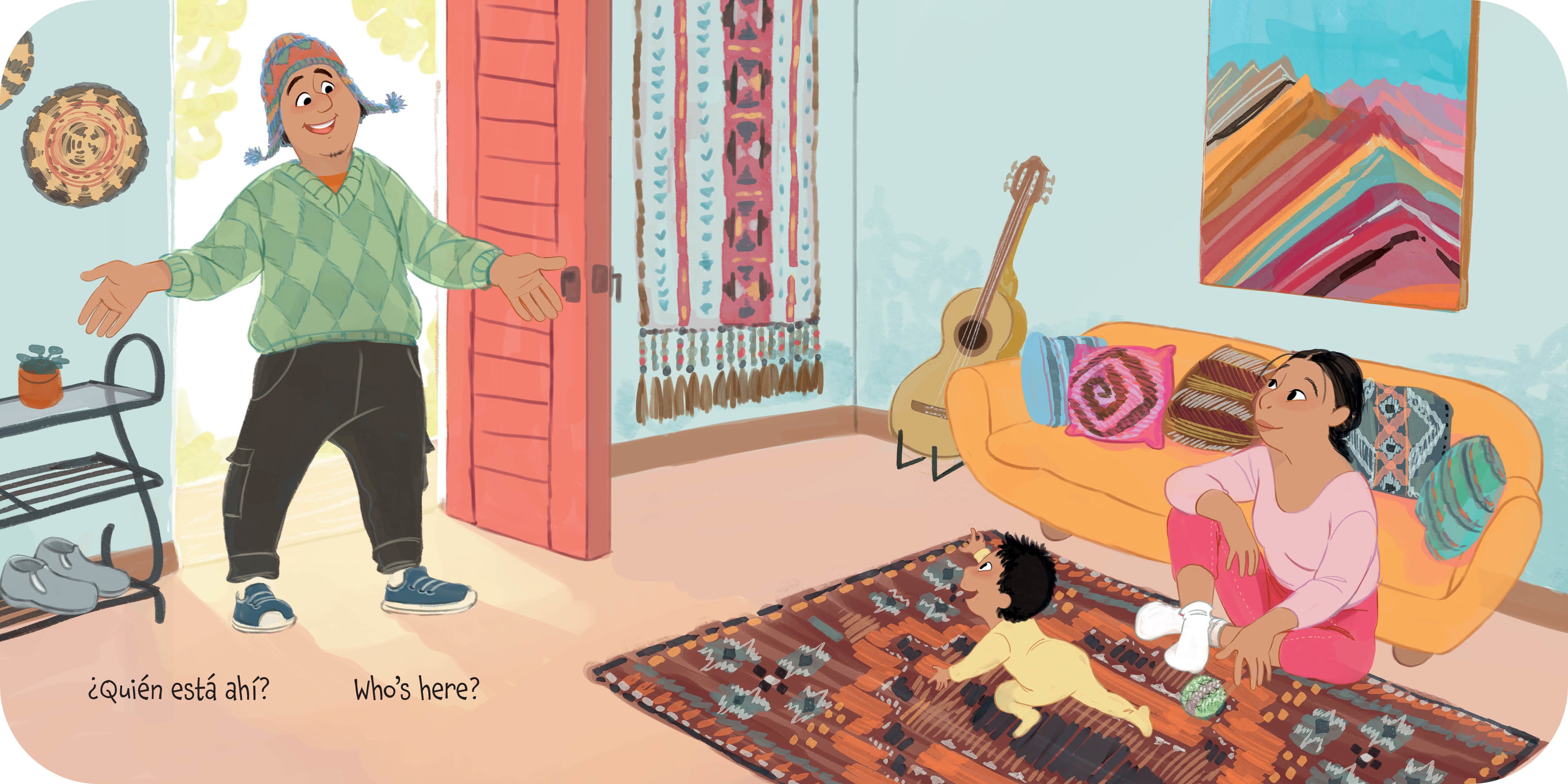 Bebé Ama a Papá Bilingual Book