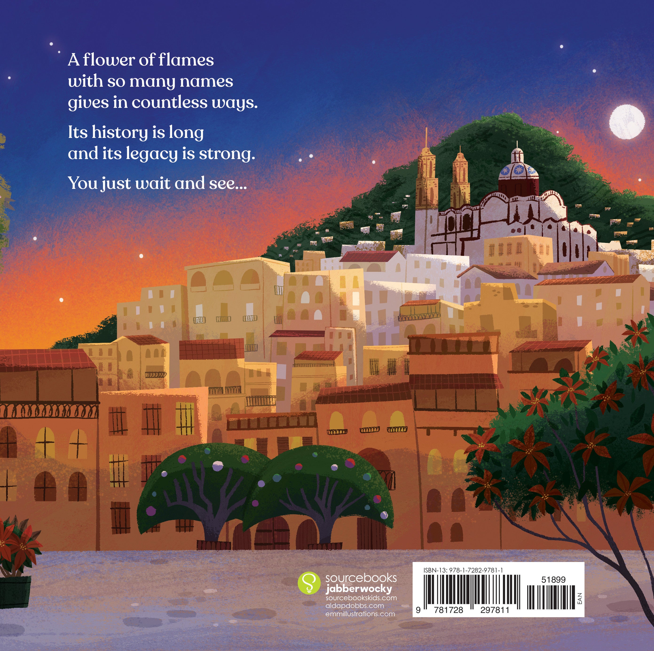 The Giving Flower Story of Poinsettia Hardcover | Lolo Mercadito