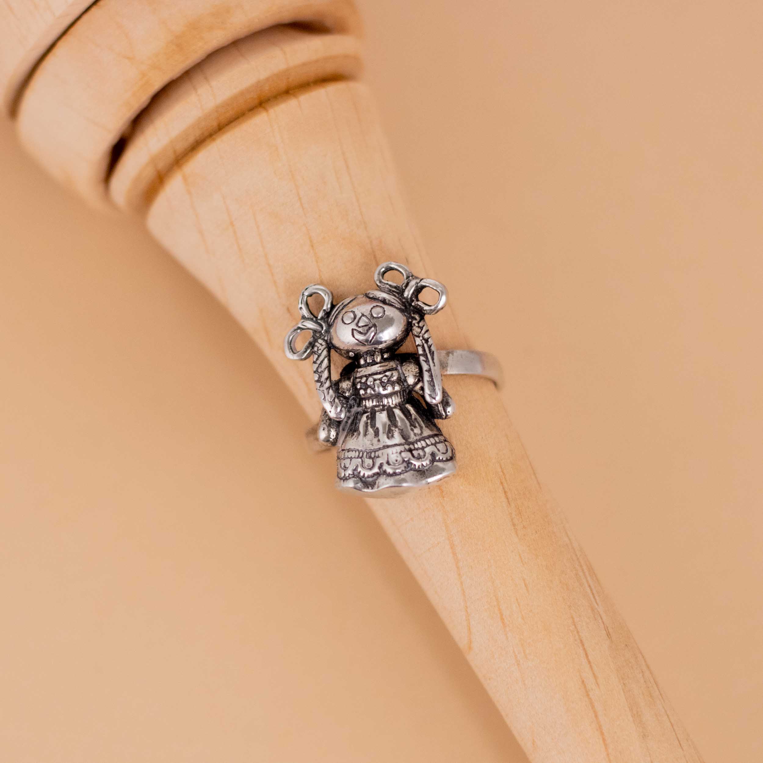 Sterling Silver Lele Doll Ring
