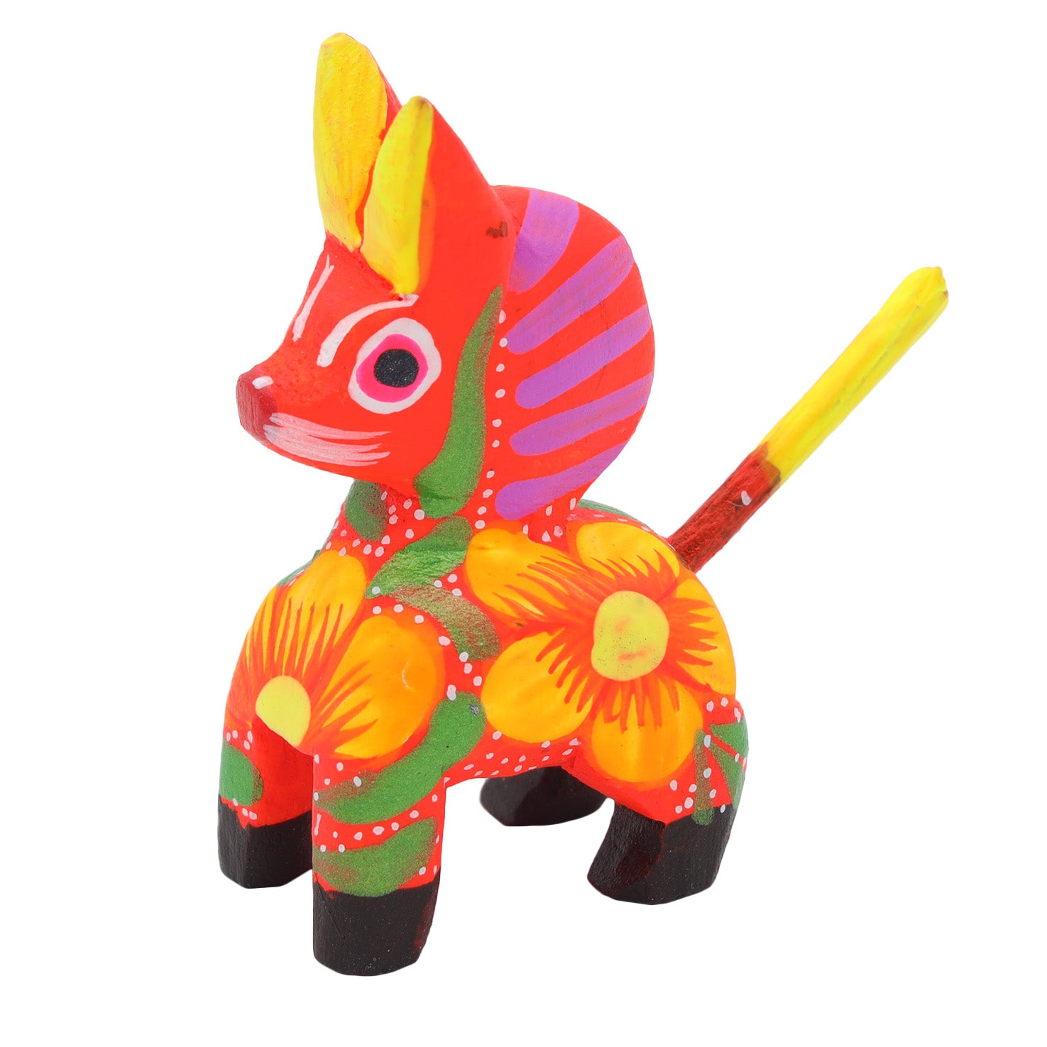 Hand Painted Horse Wooden Figurine