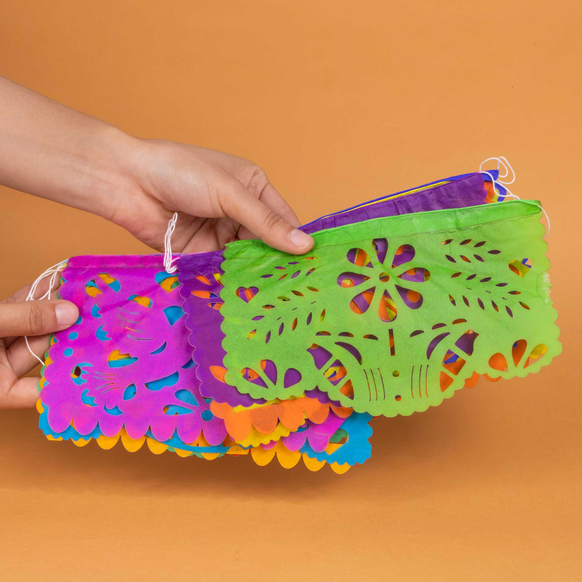 Small All Fiesta Papel Picado Banner