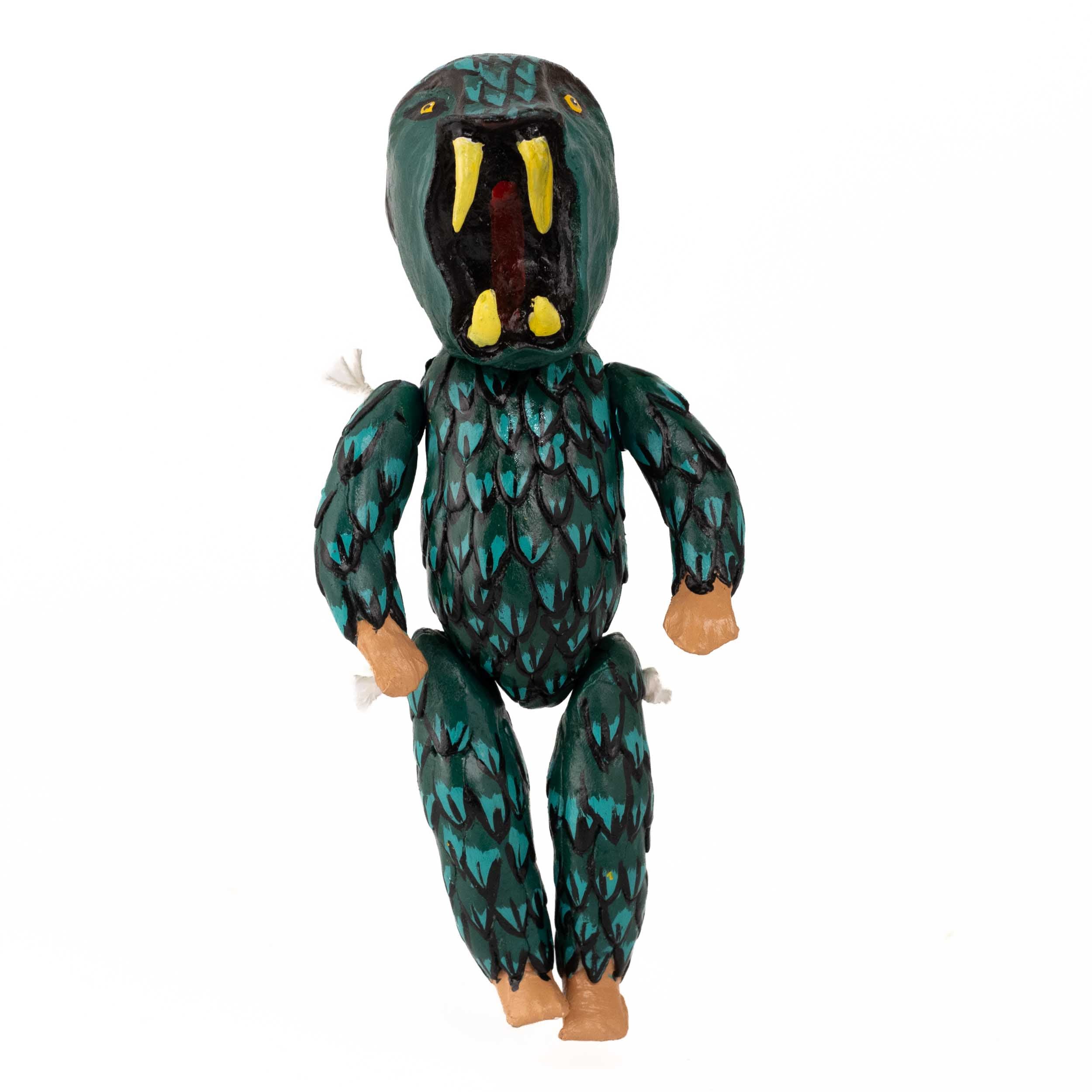 Papier Mache Nahuales Dolls with Mask
