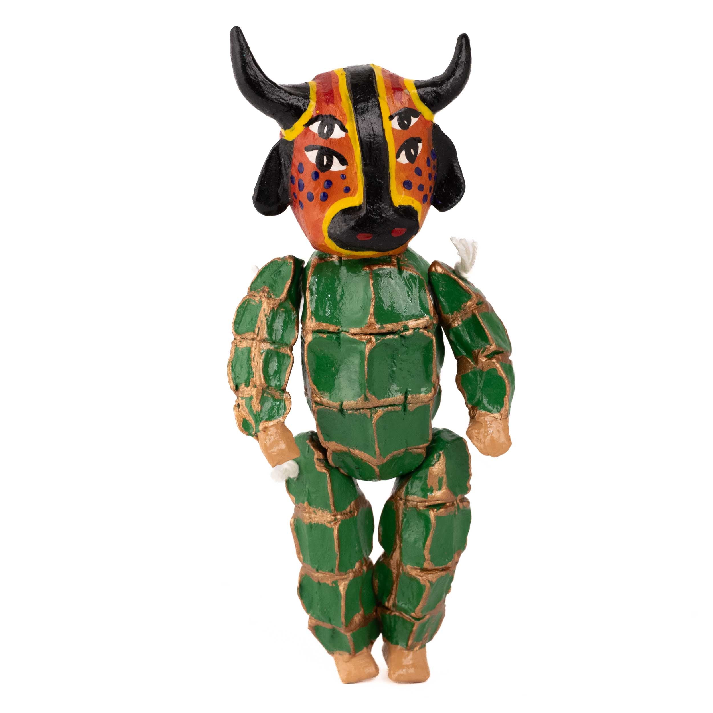 Papier Mache Nahuales Dolls with Mask