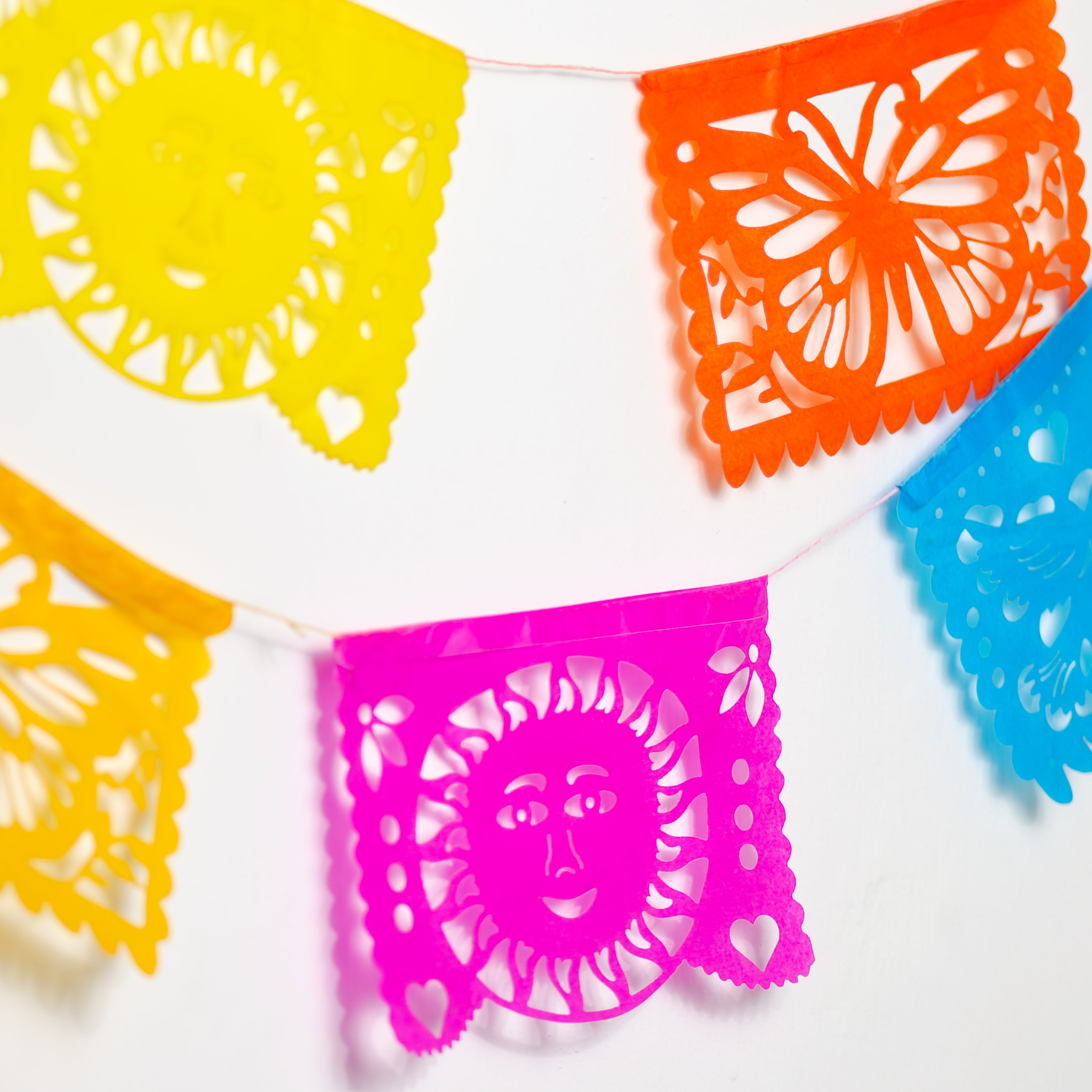 Small All Fiesta Papel Picado Banner