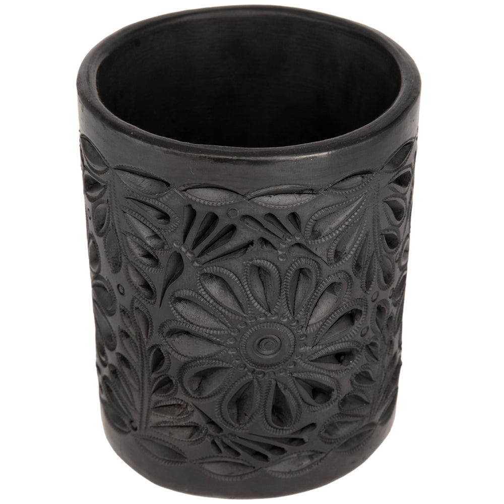 Barro Negro Carved Planter