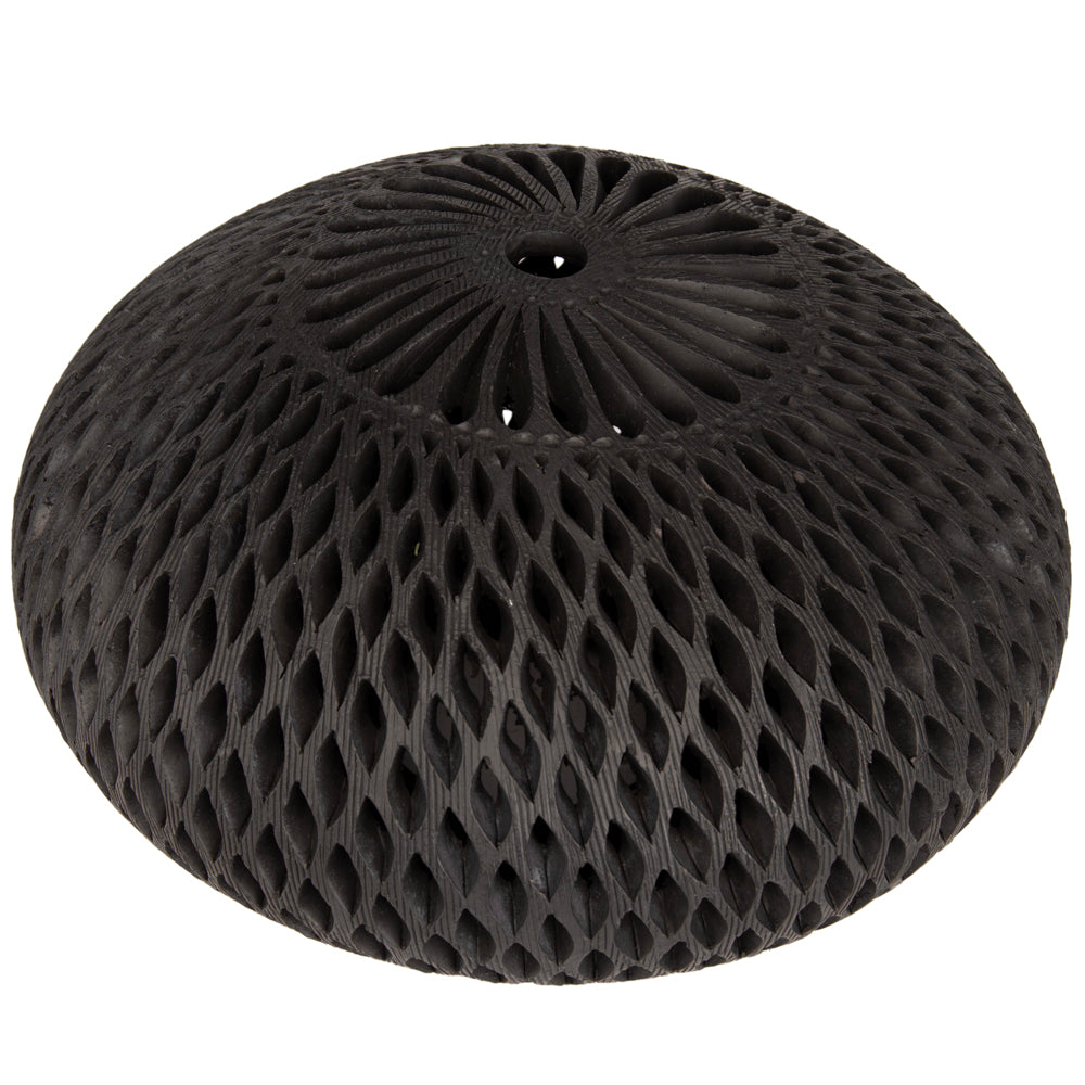 Barro Negro Traditional Wide Carved Vase