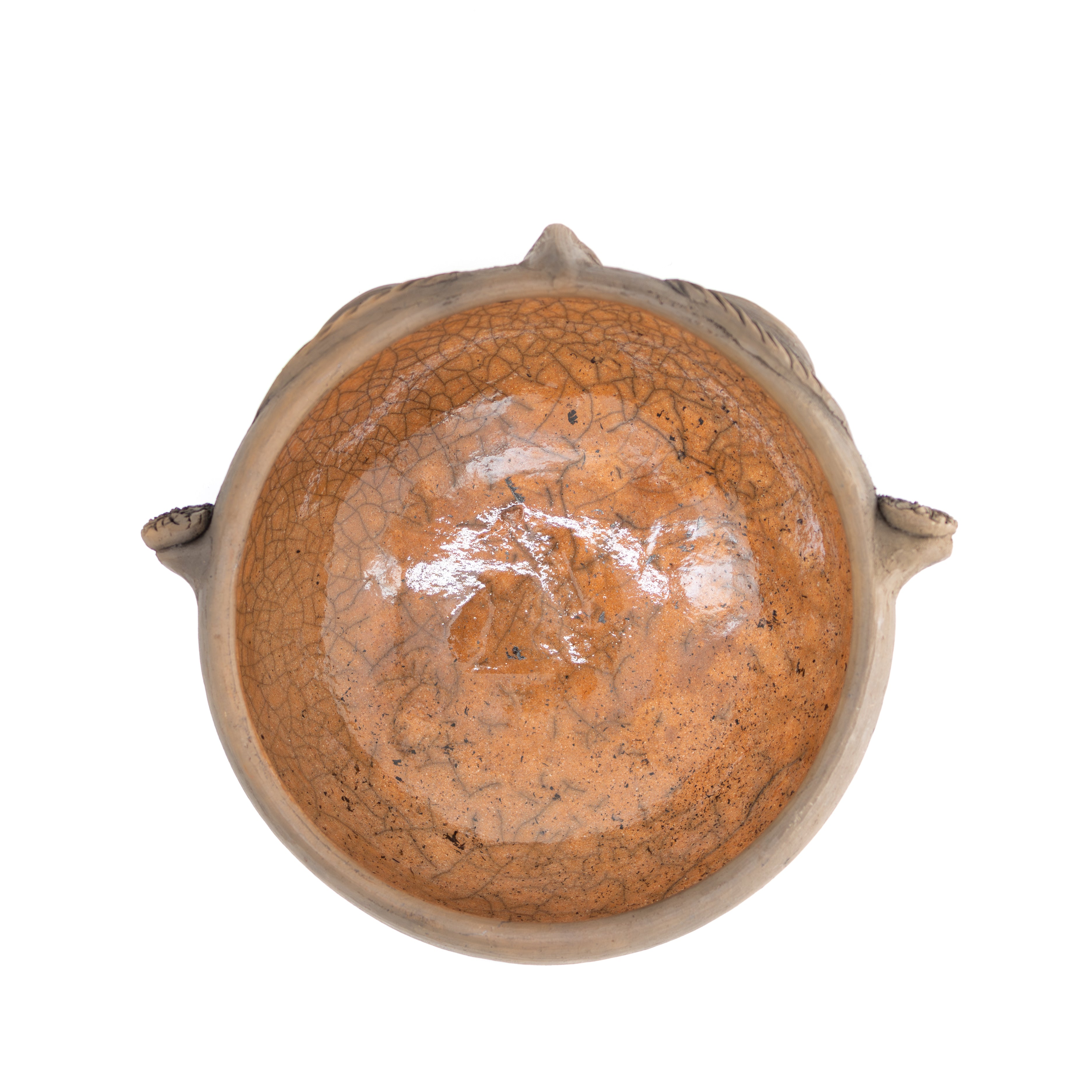 Atzompa Face Clay Bowl