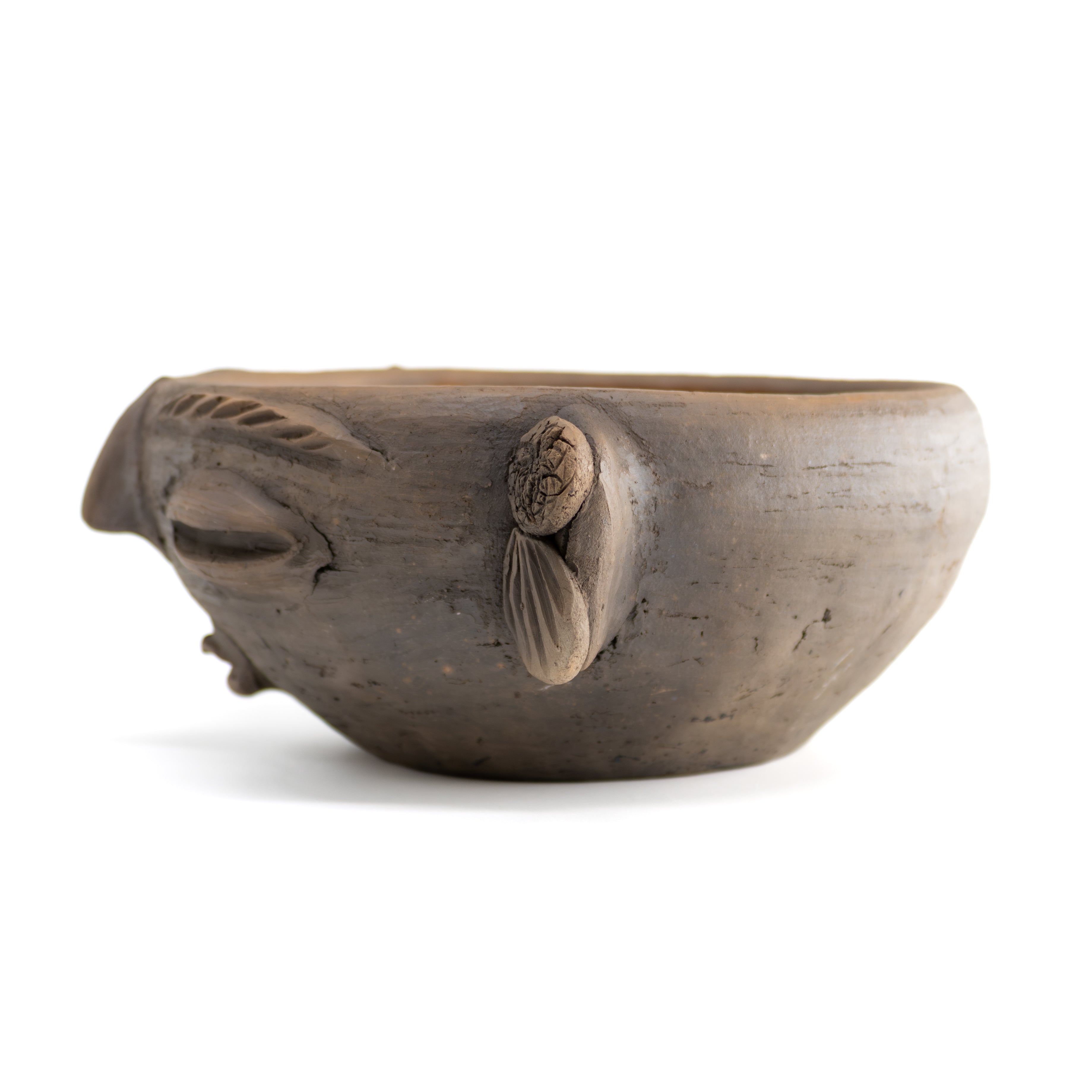 Atzompa Face Clay Bowl
