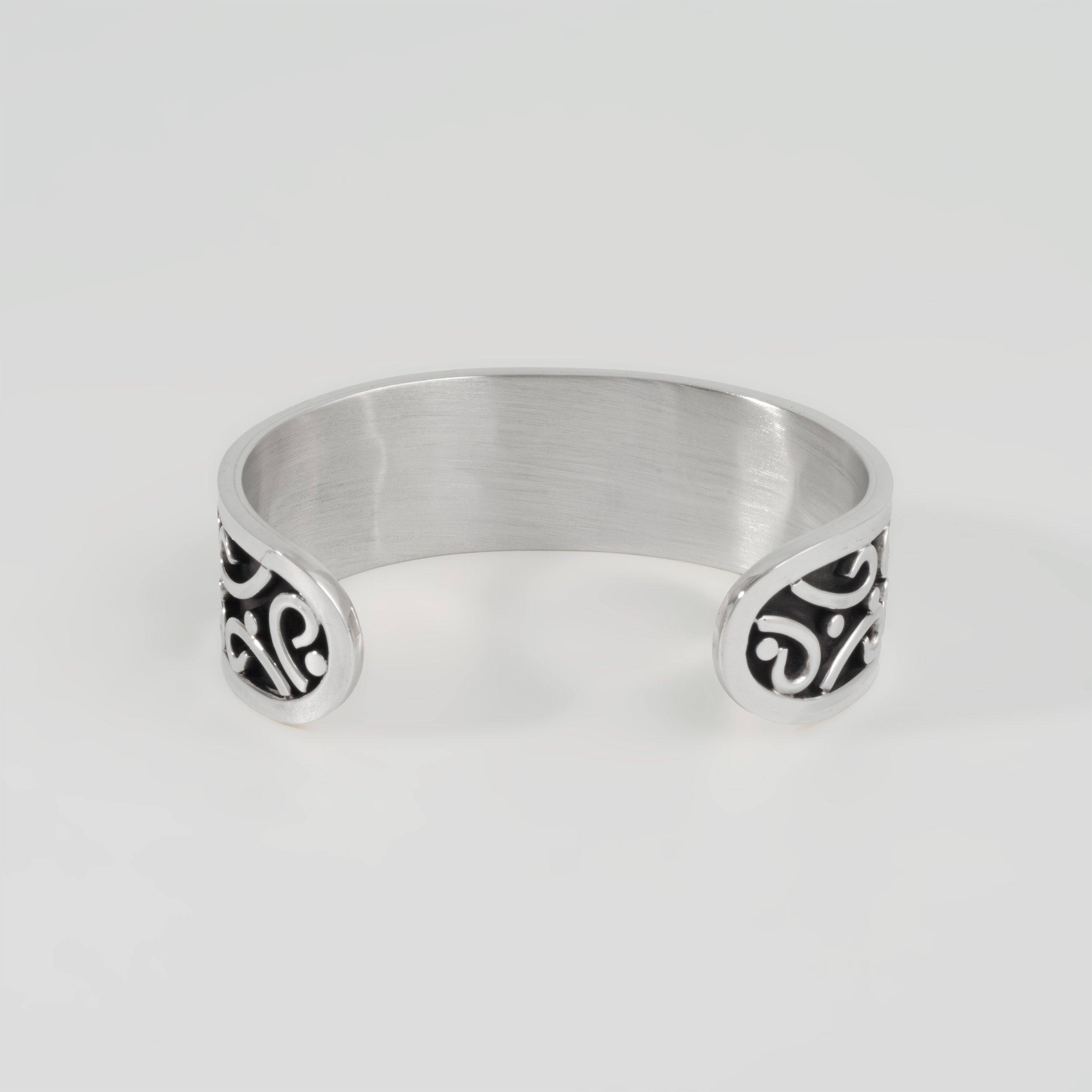 Sterling Silver Mayan Oxidized Cuff Bracelet