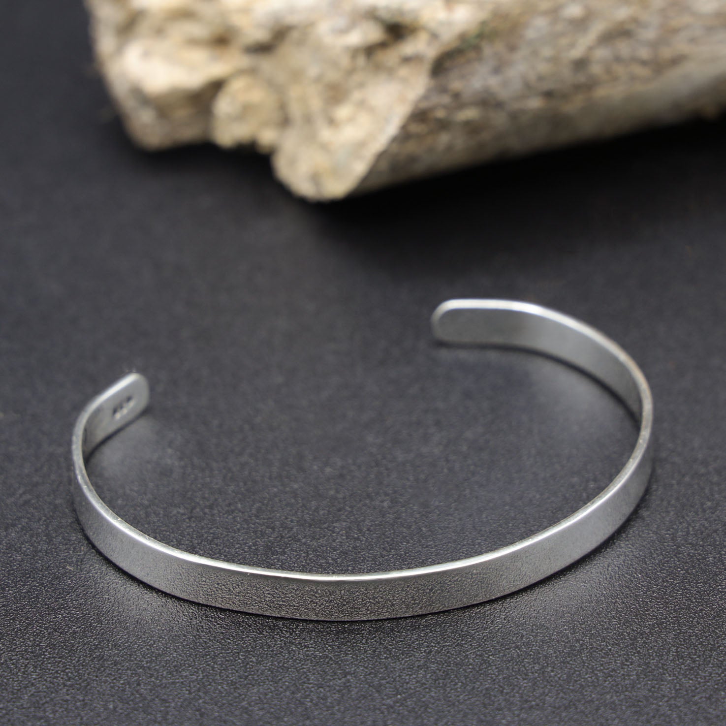 Sterling Silver Simple Cuff Bracelet