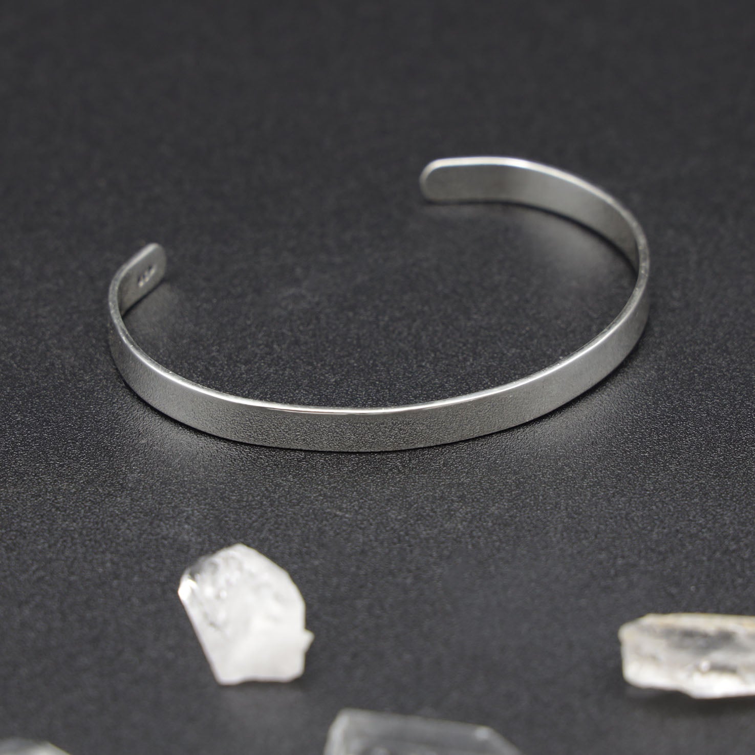 Sterling Silver Simple Cuff Bracelet