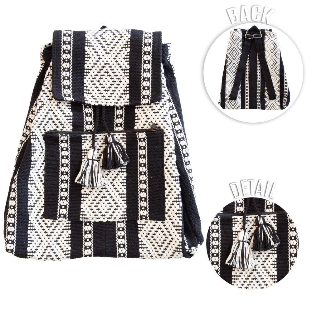 Jalieza Drawstring Woven Backpack