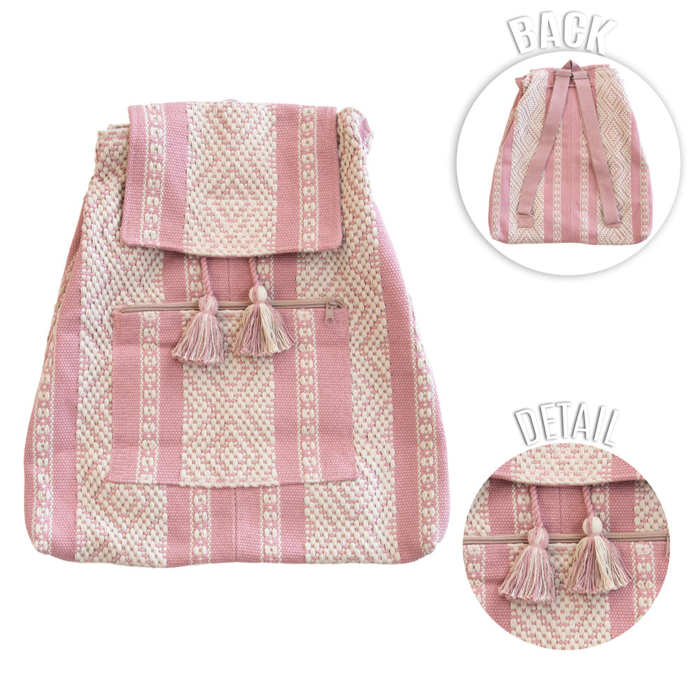 Jalieza Drawstring Woven Backpack
