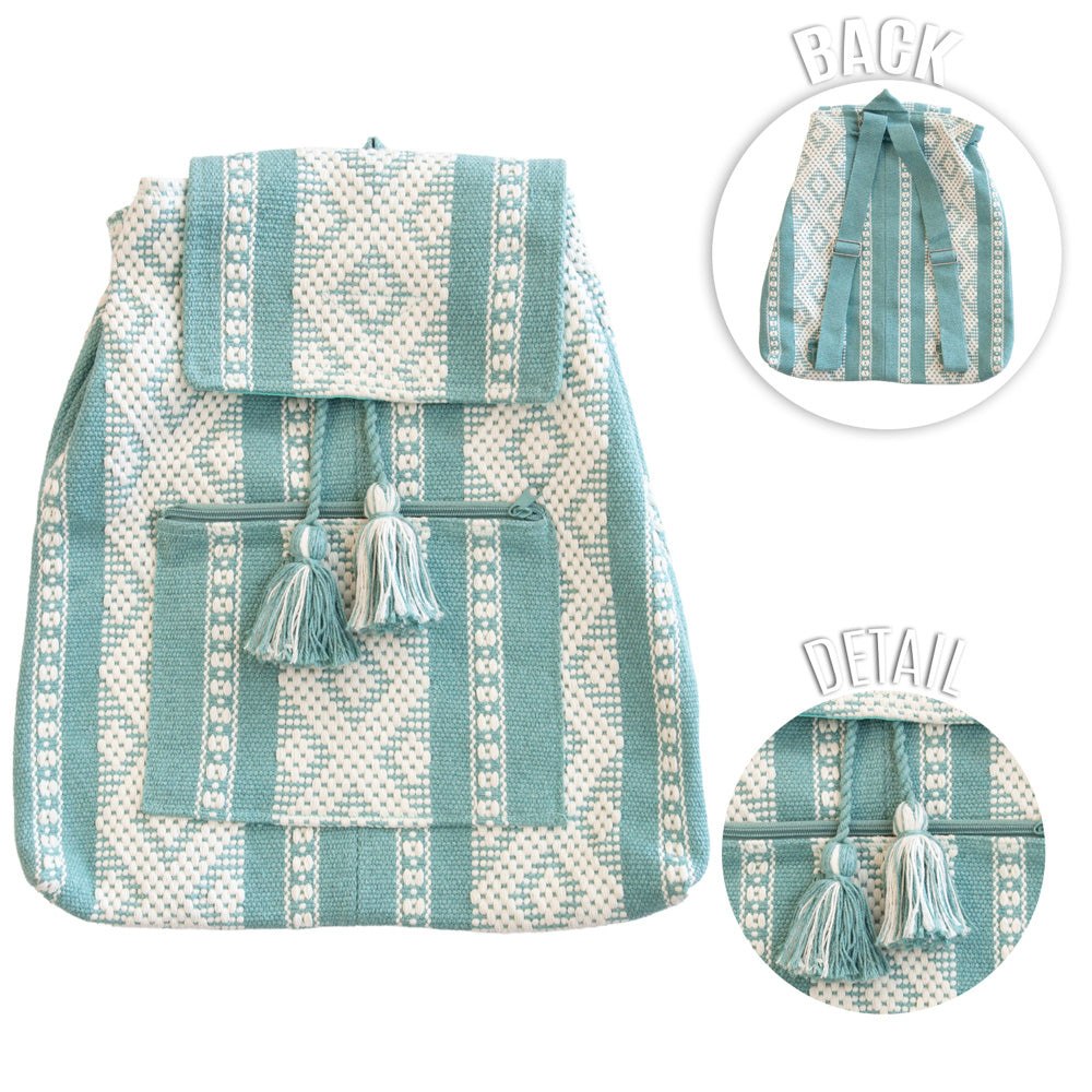 Jalieza Drawstring Woven Backpack