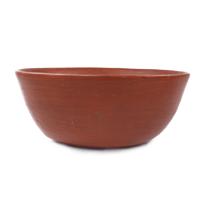 Red Clay Terracotta Large Salad Bowl