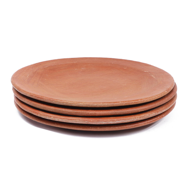 Red Clay Terracotta Dinner Plate