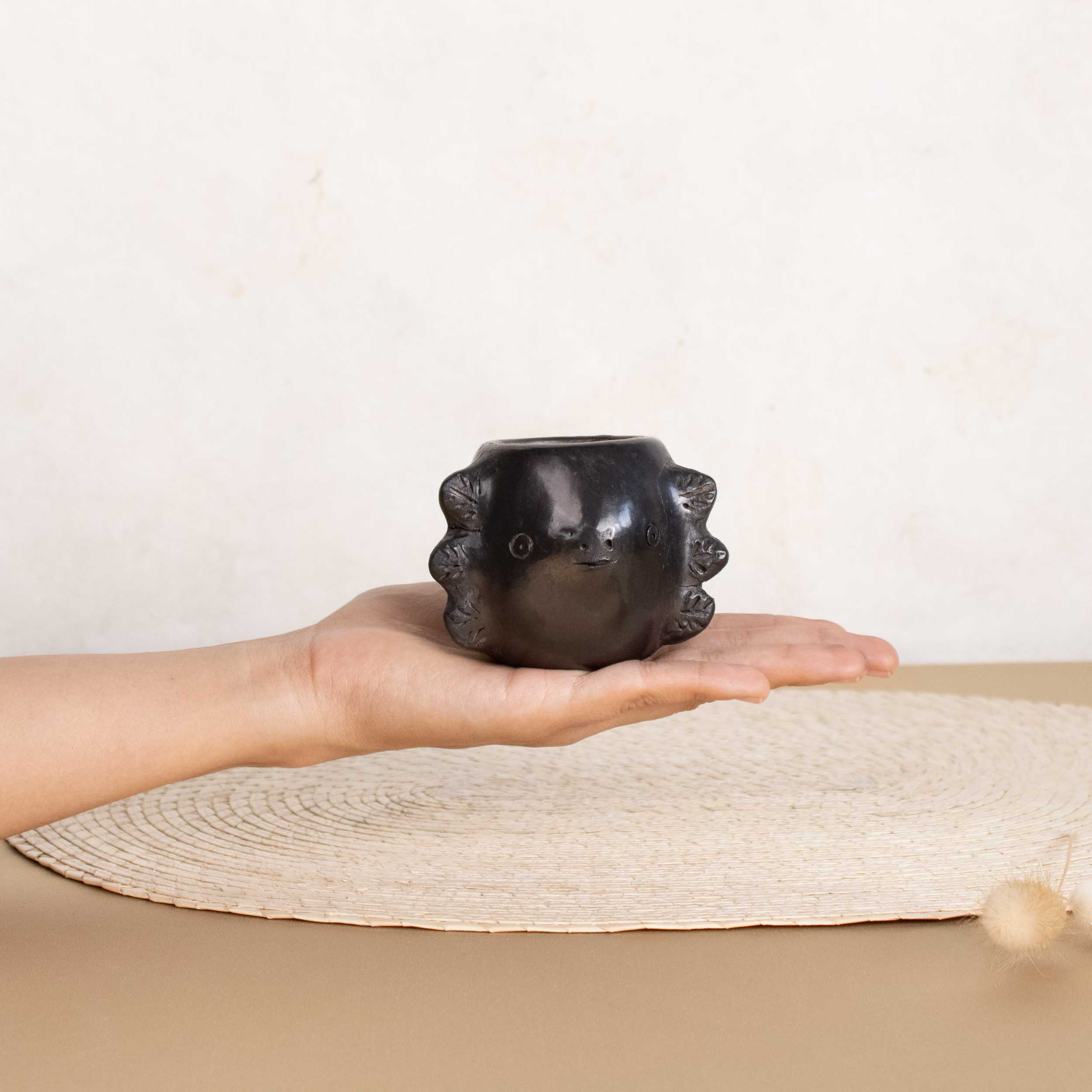 Barro Negro Axolotl Mezcal Shot Glass