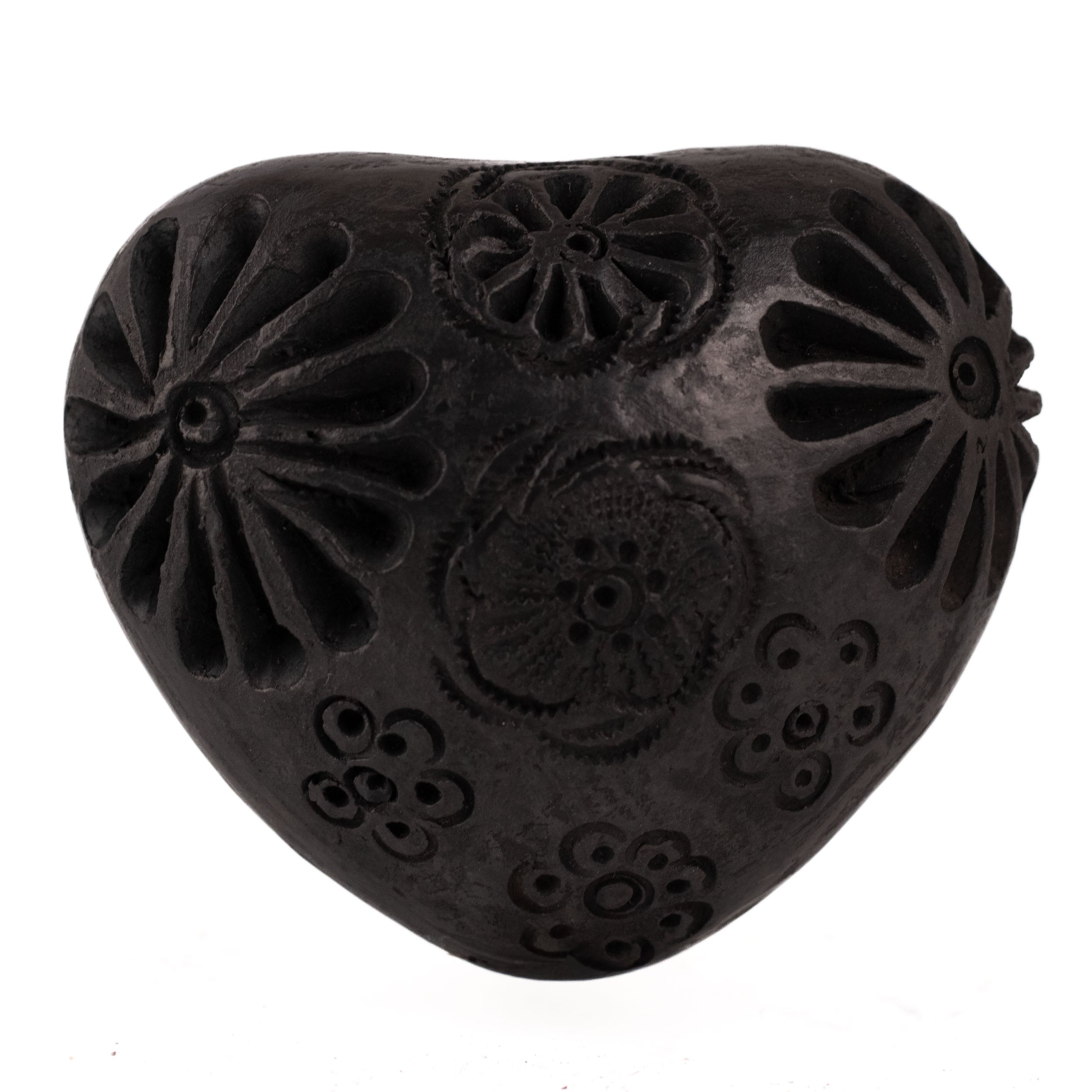 Barro Negro Corazón Napkin Ring