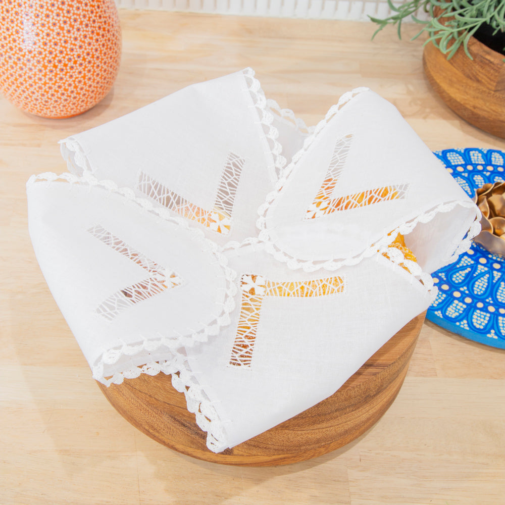 Deshilado Cotton Bread Basket Liner