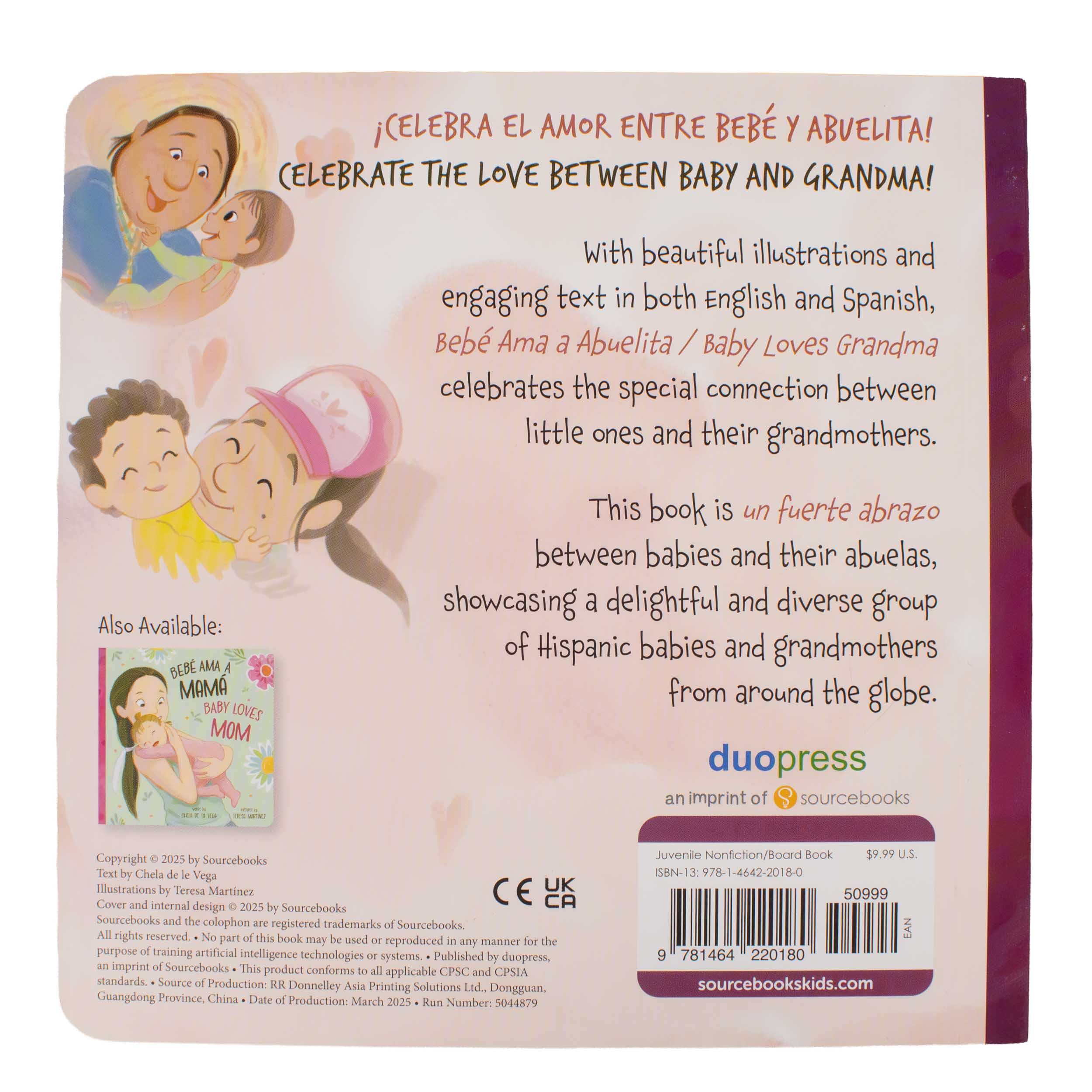 Bebé Ama a Abuelita Bilingual Book