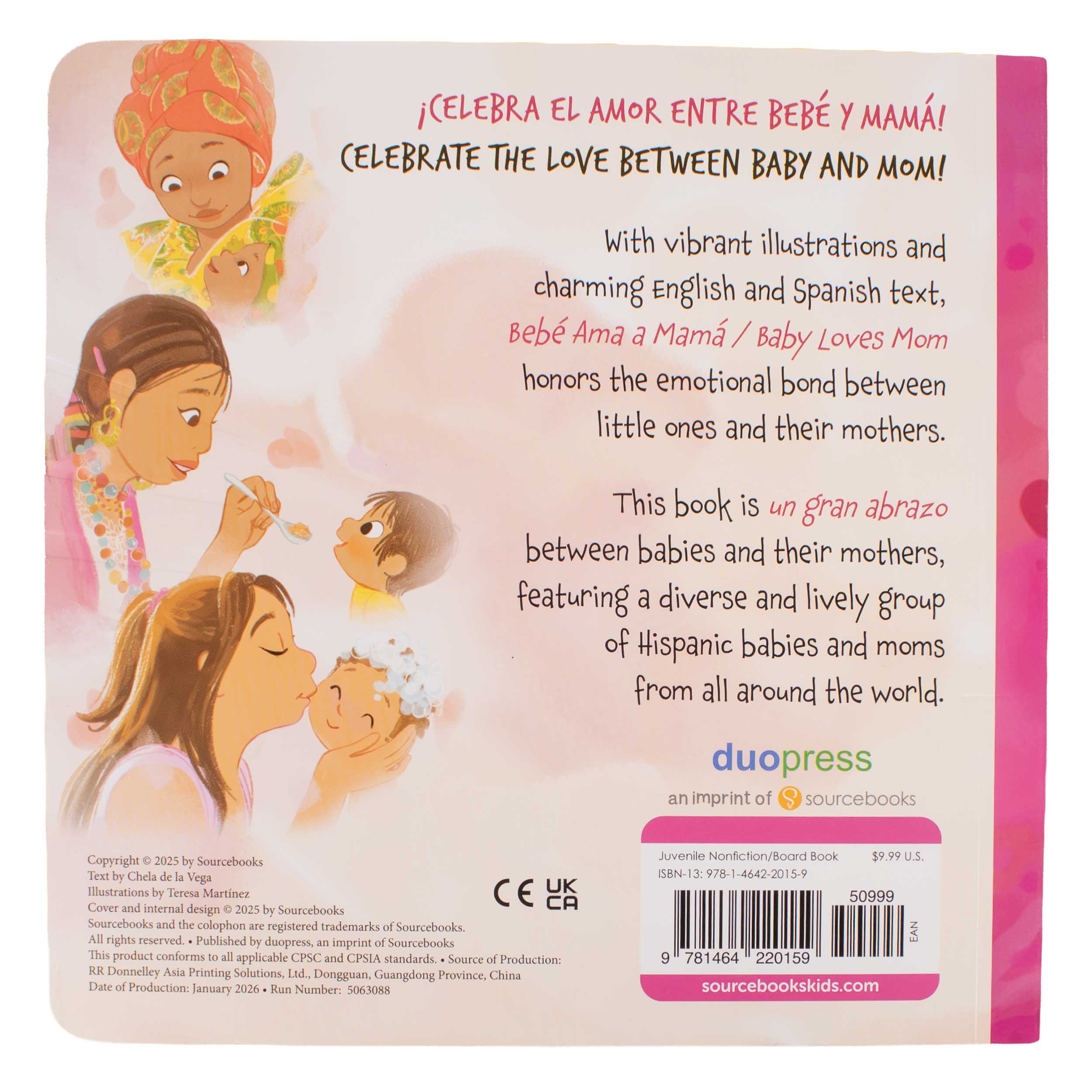 Bebé Ama a Mamá Baby Loves Mom Bilingual Book