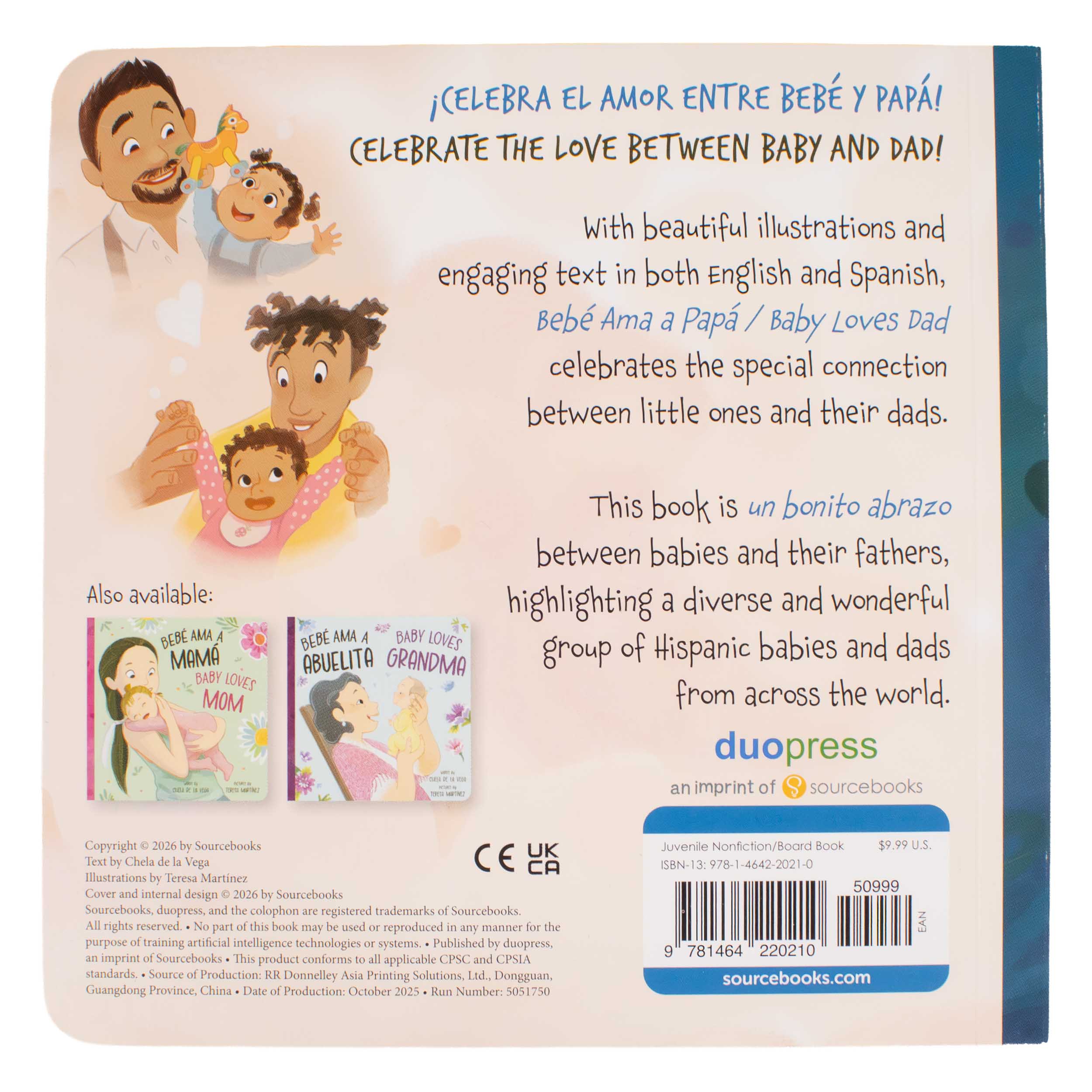 Bebé Ama a Papá Bilingual Book