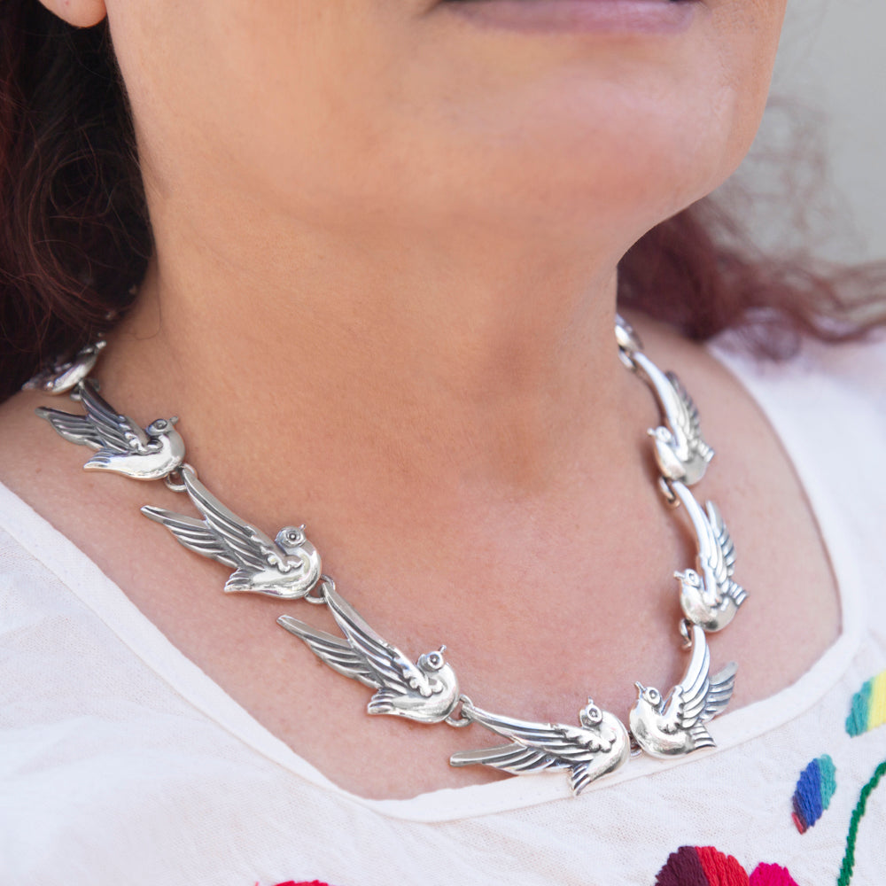 Sterling Silver Palomas Necklace