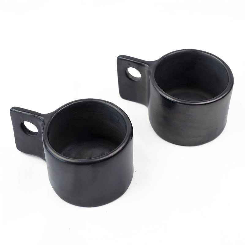 Barro Negro, Black Clay, Art Deco Mug