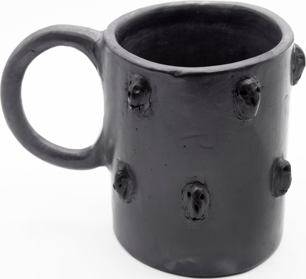 Barro Negro Tzompantli Skulls Mug