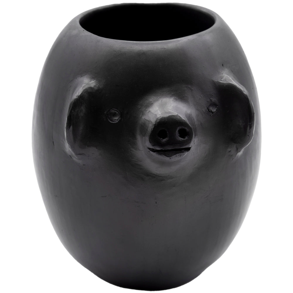 Barro Negro Cochinito Small Vase