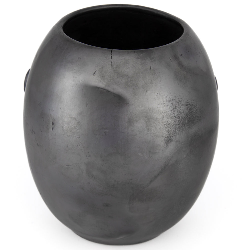 Barro Negro Grosero Face Small Vase