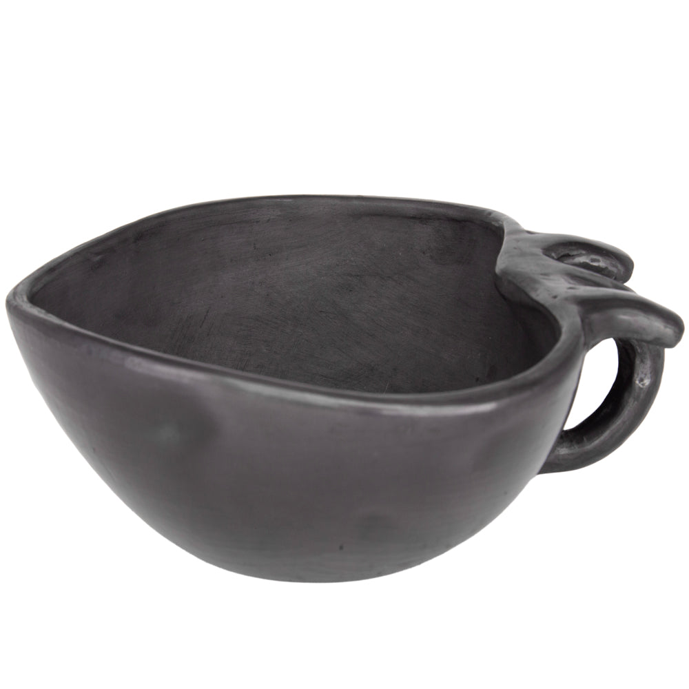 Barro Negro, Black Clay, Heart Mug