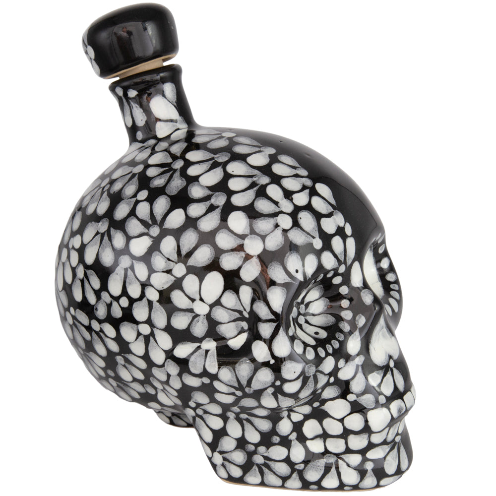 Hand Painted Sugar Skull Decanter and Shot Glasses Set