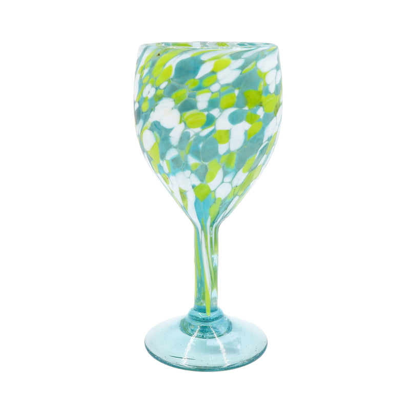 Tonalá Hand-Blown Wine Glass