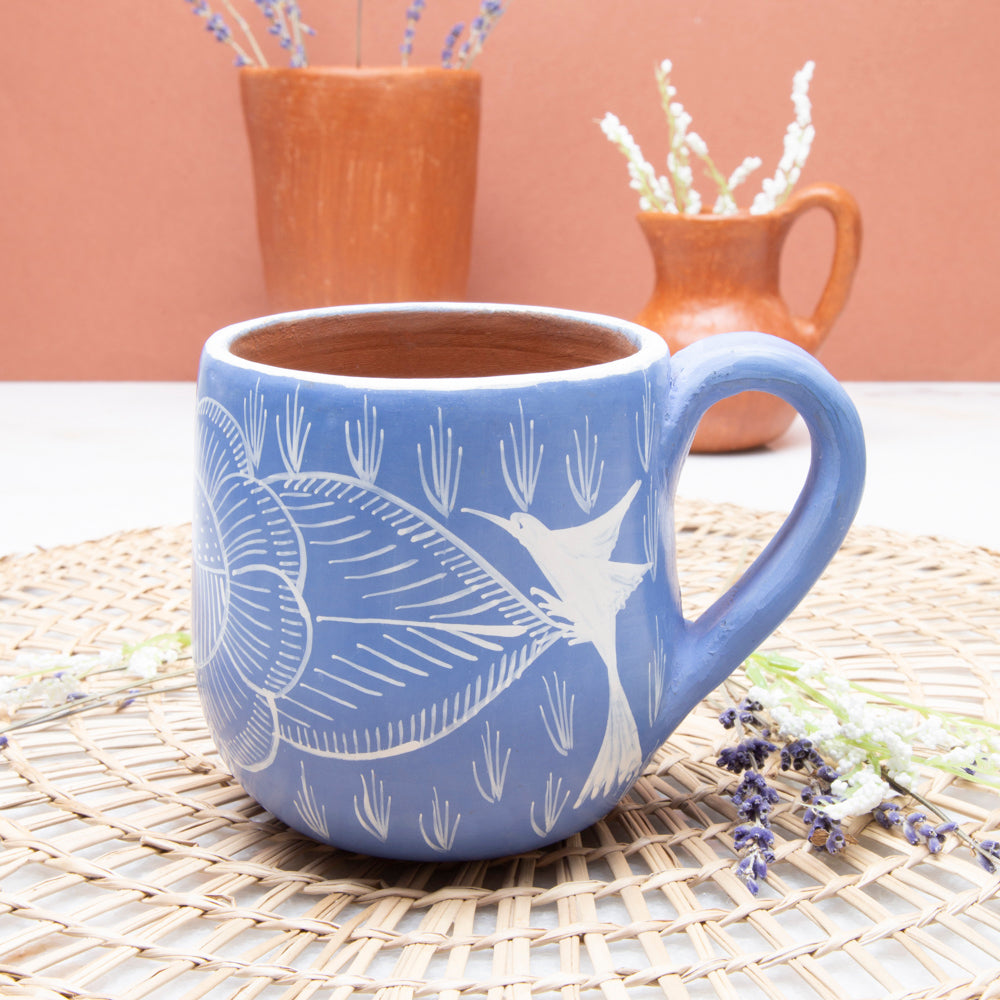 Huancito Hand-Painted Clay Mug