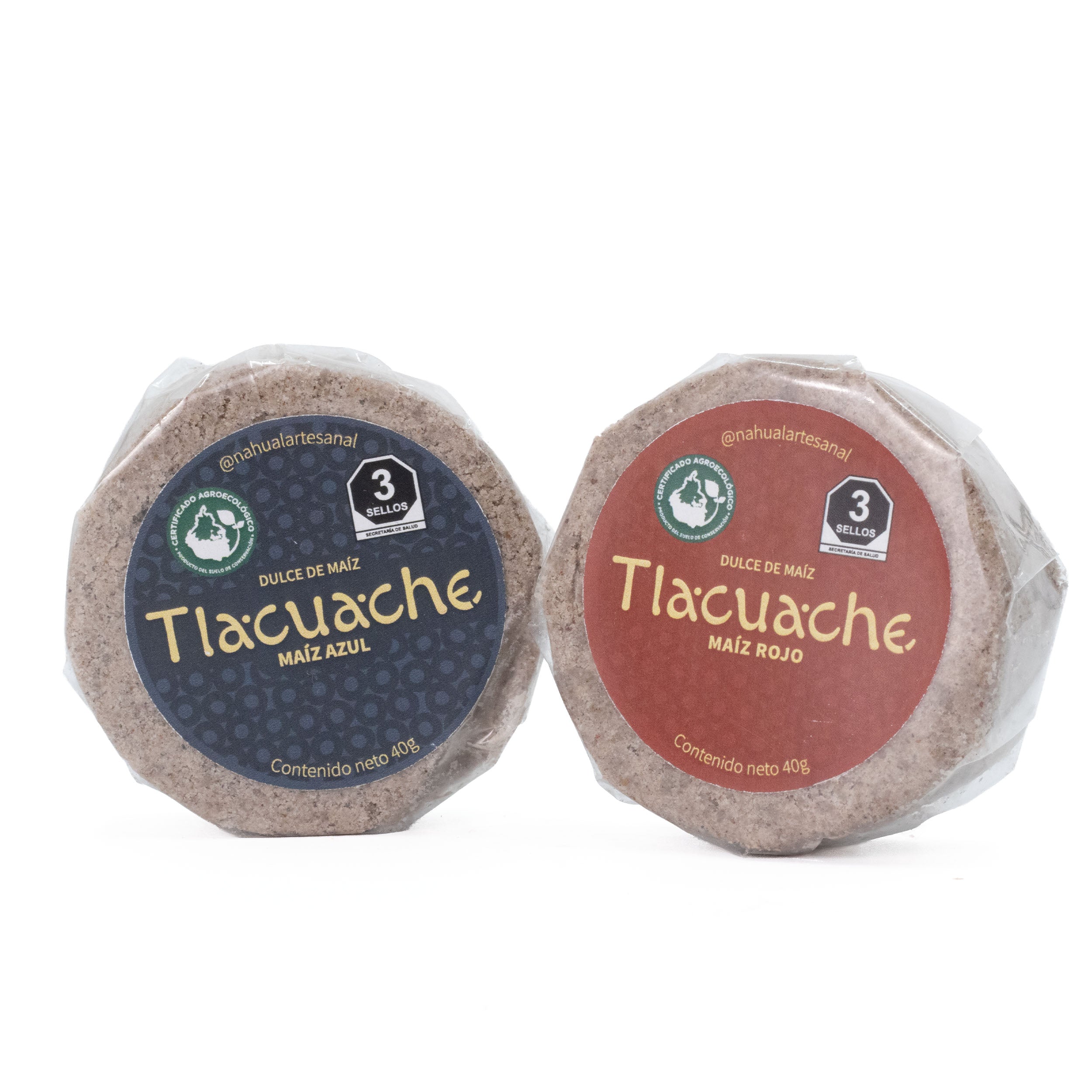 Tlacuache Red and Blue Corn Mazapan Box