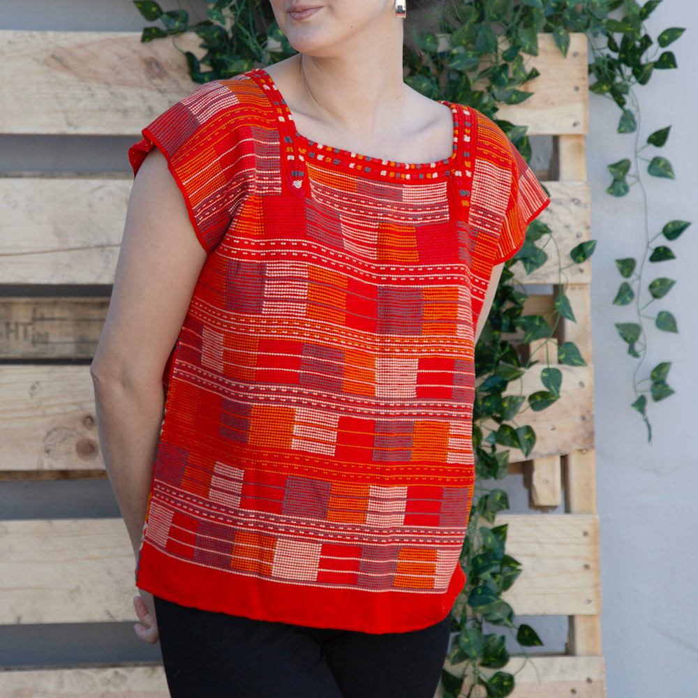 Chilul and The Brocade Huipil Blouse