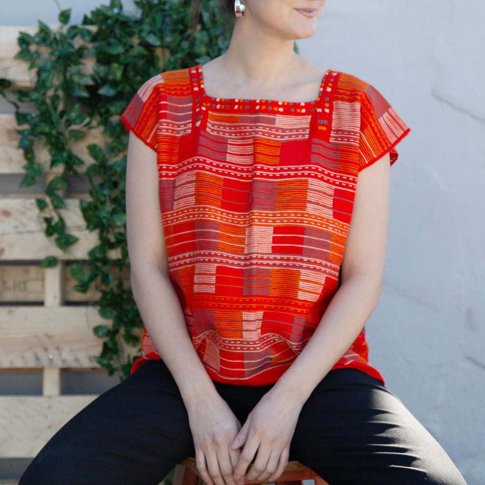 Chilul and The Brocade Huipil Blouse